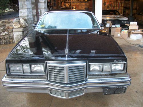 1979 pontiac grand prix base coupe 2-door 3.8l black restoration project