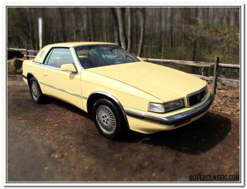 1989 chrysler t/c by maserati .. convertible ... soft top ... hard top 51k miles