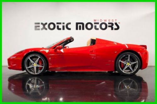 2014 ferrari 458 spider msrp $320,310.00 211 miles loaded only $349,888.00!!!