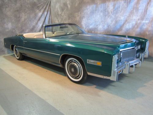 1976 cadillac eldorado base convertible 2-door 8.2l