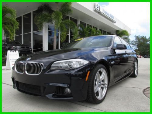 13 certified carbon black 3l i6 535-i *m-sport &amp; premium package *low miles *fl