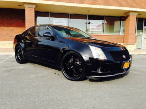 2009 cadillac cts immaculate in and out all black brand new rims and tires