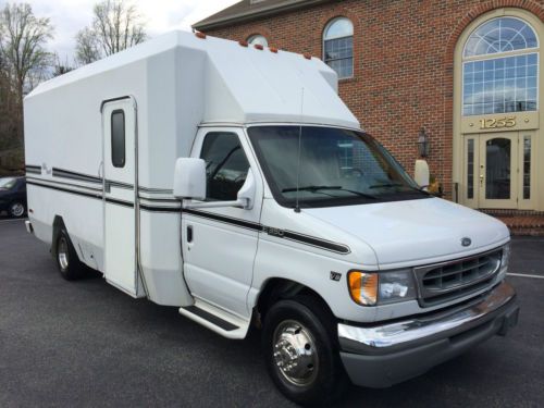 2000 ford e-350 7.3l powerstoke diesel, rv, motorhome, food truck, mobile office