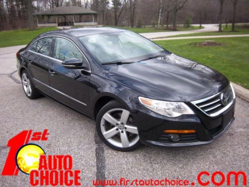 2011 volkswagen cc luxury black navigation heated seats bluetooth 18&#034; wheels