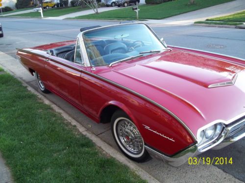 Ford thunderbird convertible