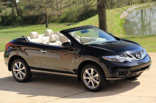 13 nisan murano crosscabriolet convertible awd 14k miles navigation financing