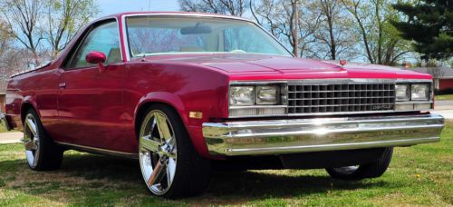 1982 chevy el camino custom paint and interior, a show car winner