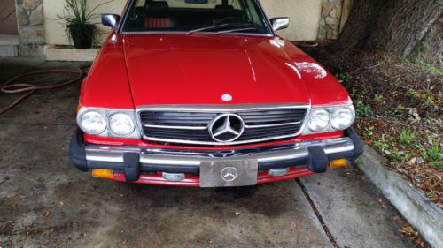 1986 mercedes 560sl.