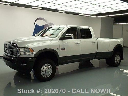 2012 dodge ram 3500 laramie crew 4x4 diesel dually nav texas direct auto