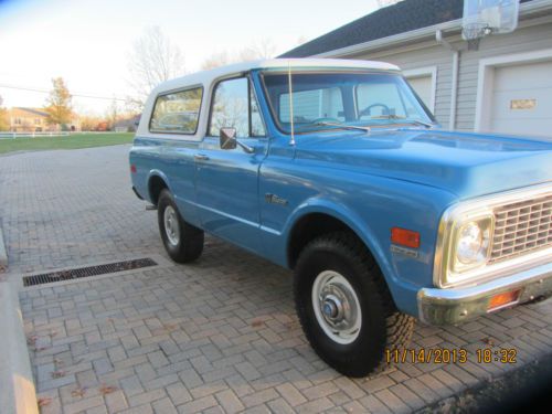 1972 chevrolet k-5 4-wheel drive blazer