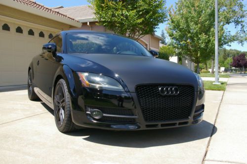 2008 audi tt base coupe 2-door 2.0l fwd custom wrapped, black on black