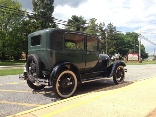 1928 Ford Model A Tudor Sedan - Frame Off Restoration, image 4