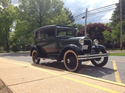 1928 Ford Model A Tudor Sedan - Frame Off Restoration, image 6