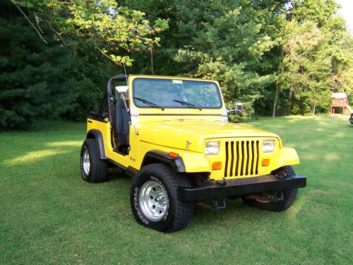 1987 jeep wrangler base sport utility 2-door 2.5l