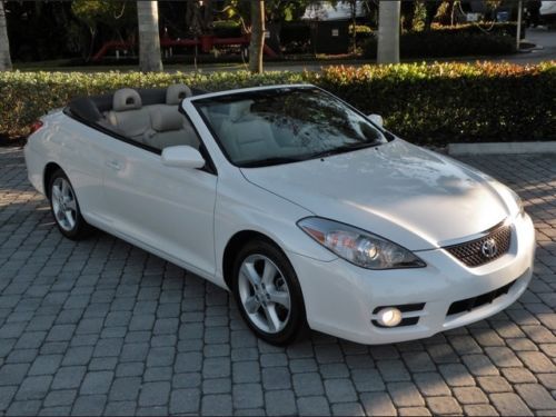 08 solara sle v6 convertible automatic navigation heated seats leather bluetooth