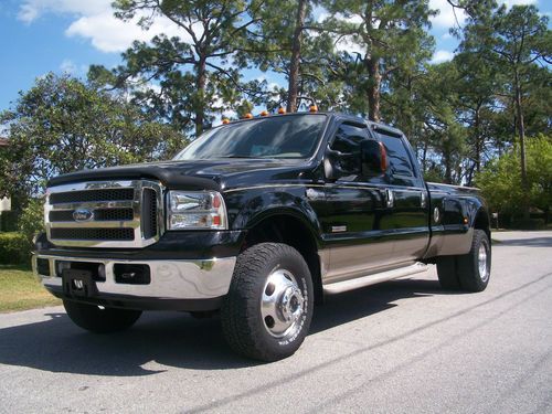 2006 ford f-350 super duty king ranch crew cab pickup 4-door dually diesel
