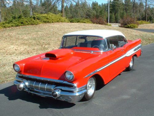 1957 pontiac starchief  $ 78,000 invested!  like new! frame off resto! 502 v8