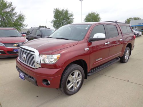 2010 toyota tundra limited crewmax w/ leather, jbl, bluetooth, usb, tow &amp; more