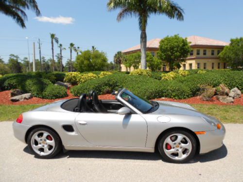 Beautiful florida 2001 porsche boxster s 29k miles! tiptronic-sport touring pkg!