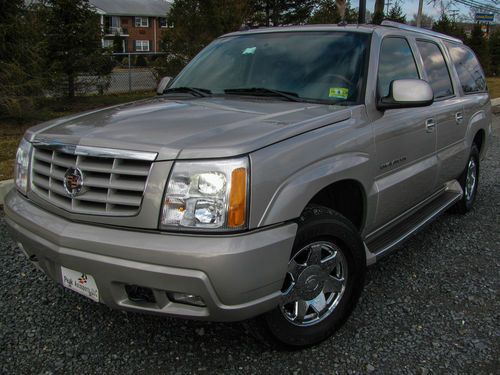 2005 cadillac escalade esv awd, nav, rear dvd,warranty, dlr servcd, clean truck