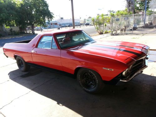 1969 chevy el camino fresh paint and upholstery, runs great !