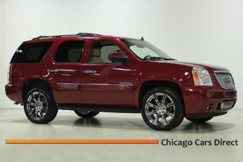 07 yukon slt 5.3l 4x4 denali clone rear dvd moonroof leather buckets clean