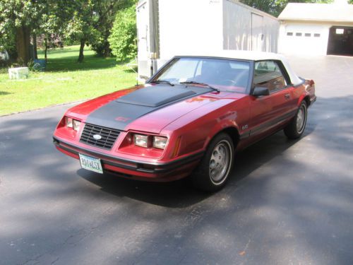 1983 mustang gt convertible 5.0