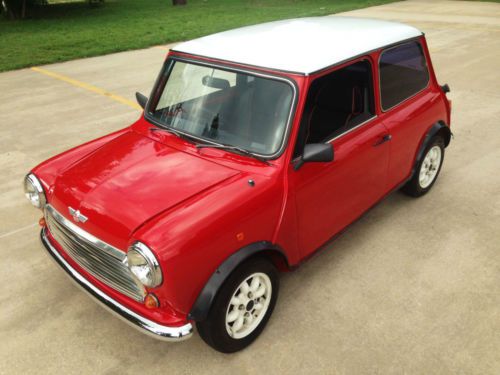 1977 mini cooper 1275cc, minilite wheels, classic colors!