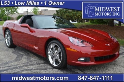 2008 corvette crystal red chrome alloys superb condition 09 10 11 12 13