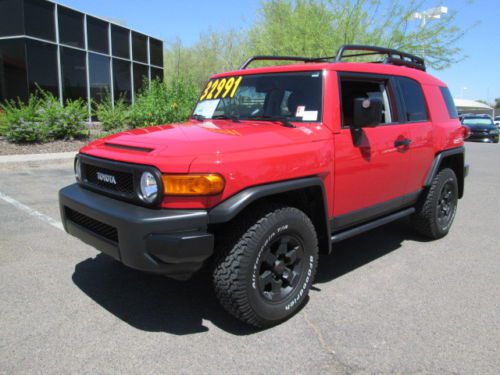 12 4x4 4wd red automatic 4.0l v6 miles:23k certified