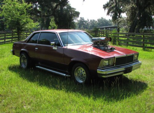 1978 chevrolet malibu hardtop   454 blown v8 auto big block streetrod