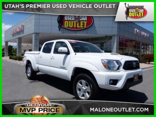14 trd sport 4x4 leather power crew cab aux navigation 4wd floor mats one owner