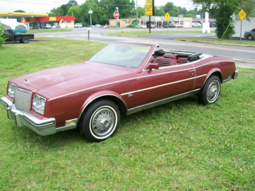 1982 biuck riviera convertible 42k miles 2 owner