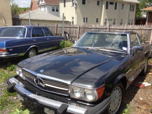 1987 mercedes benz 560 sl convertible hard top leather mint clean v8 adult owner