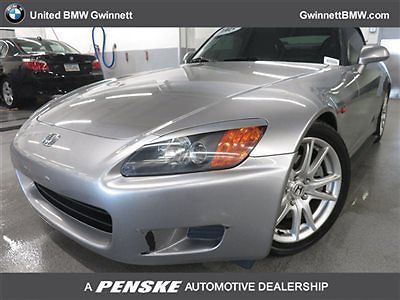 2dr conv convertible manual gasoline 2.0l 4 cyl sebring silver metallic