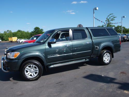 Tundra sr5 2006 green automatic 4.7l v8 4x4 crew cab one owner clean carfax