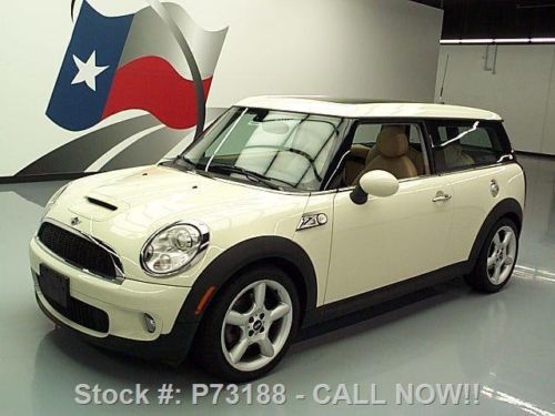 2009 mini cooper clubman s 6-speed pano sunroof 32k mi texas direct auto