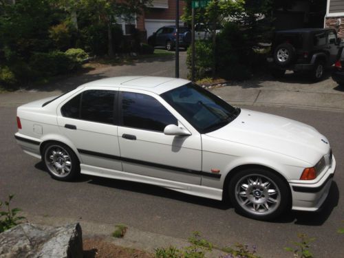 1998 bmw m3 4 door alpine white exterior &amp; modena nappa natrual interior