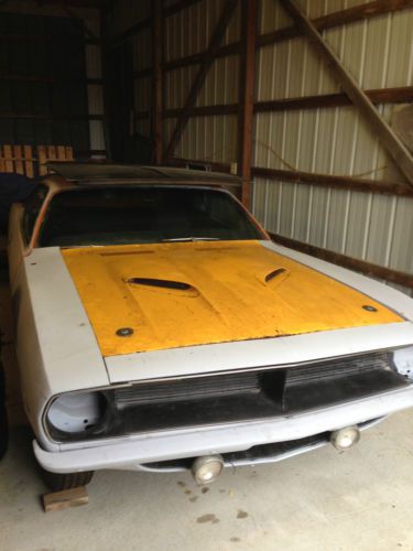 1970 plymouth cuda true 340 vitamin c orange 4 speed car