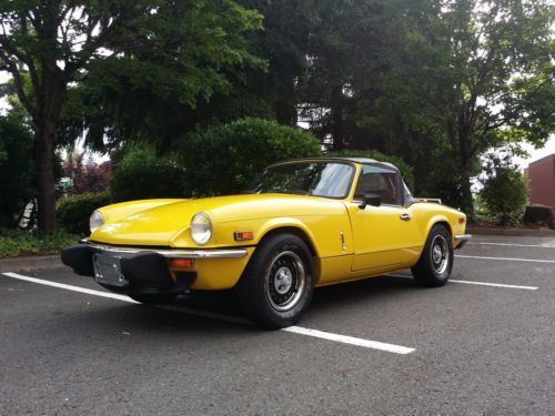 1977 triumph spitfire base convertible 2-door 1.5l