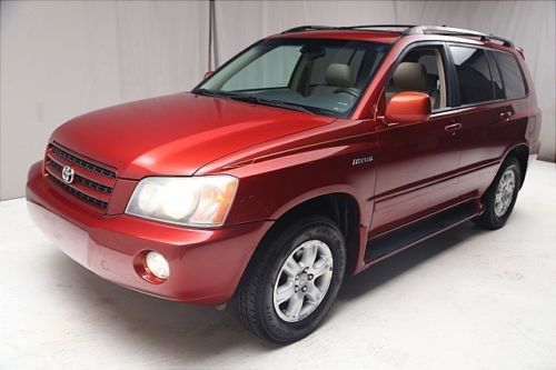 We finance! 2003 toyota highlander limited - 4wd power sunroof heated seats