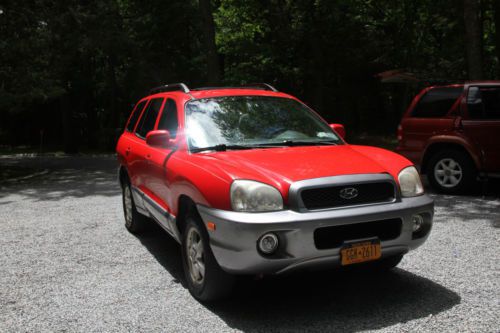 2004 hyundai santa fe gls sport utility 4-door 2.7l