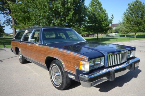 1985 mercury marquis ls colony park wagon 1 owner