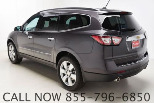 2014 CHEVY TRAVERSE LTZ 100 MILES VENT LEATHER NAV REARCAM SUNROOF CLEAN CARFAX, image 3