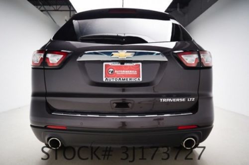 2014 CHEVY TRAVERSE LTZ 100 MILES VENT LEATHER NAV REARCAM SUNROOF CLEAN CARFAX, image 4