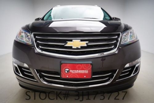 2014 CHEVY TRAVERSE LTZ 100 MILES VENT LEATHER NAV REARCAM SUNROOF CLEAN CARFAX, image 8