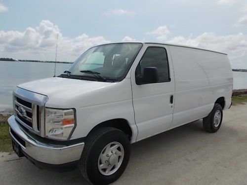 09 ford e-250 cargo van - clean florida owned van