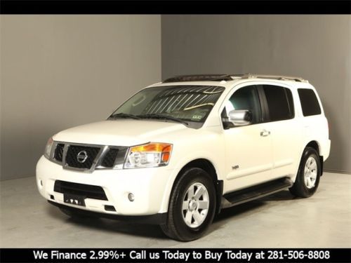 Clean carfax 1-own pearl white nav sunroof dvd heated seats rearcam 7-pass 3row