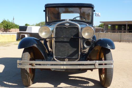 1931 ford  model a 5 window coupe rat rod hot rod barn find project other car