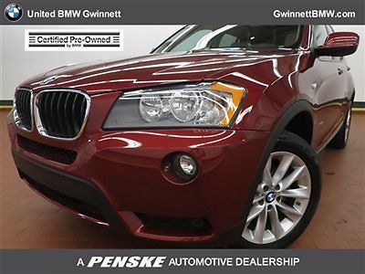 Xdrive28i low miles 4 dr suv automatic gasoline 2.0l 4 cyl vermillion red metall